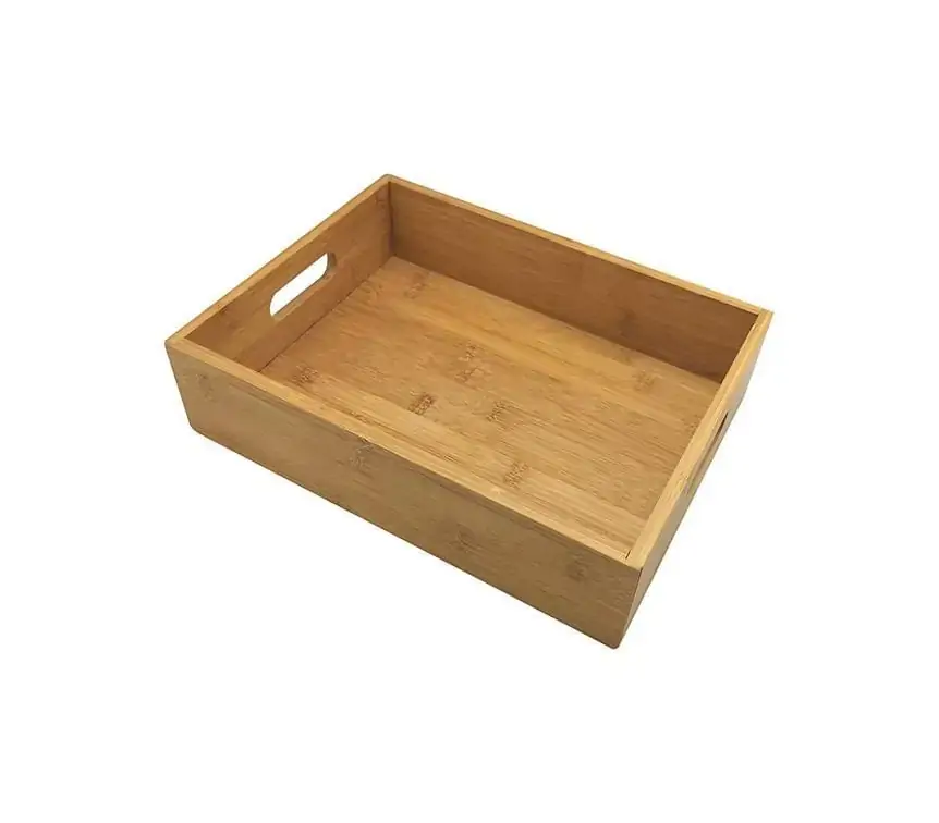 Bandeja Bambu Retangular 25,5 cm Hauskraft