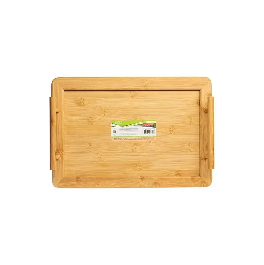 Bandeja Bambu com Alça 40X27 cm Hauskraft