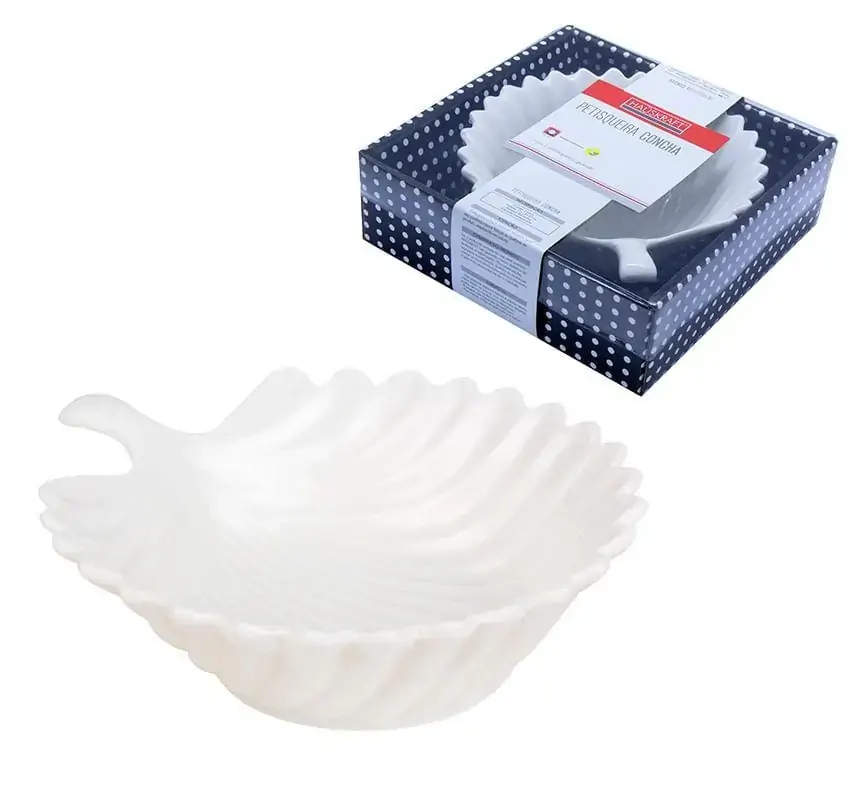 Petisqueira Concha Porcel 17 cm Hauskraft