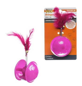 Brinquedo Western Pet P/gatos Guizo Pena Rs Un