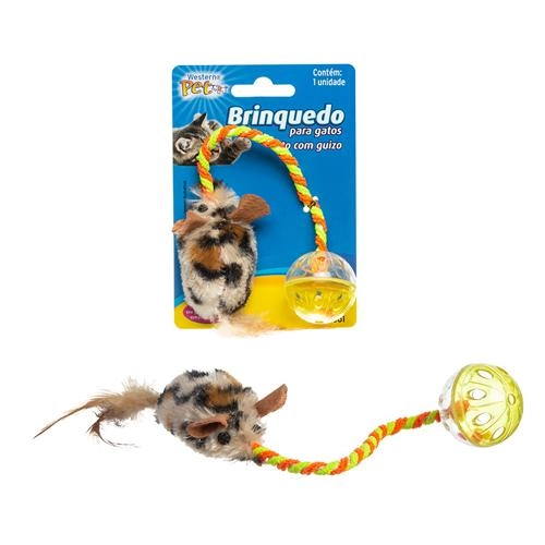 Brinquedo Gato Rato Guizo Western Pet
