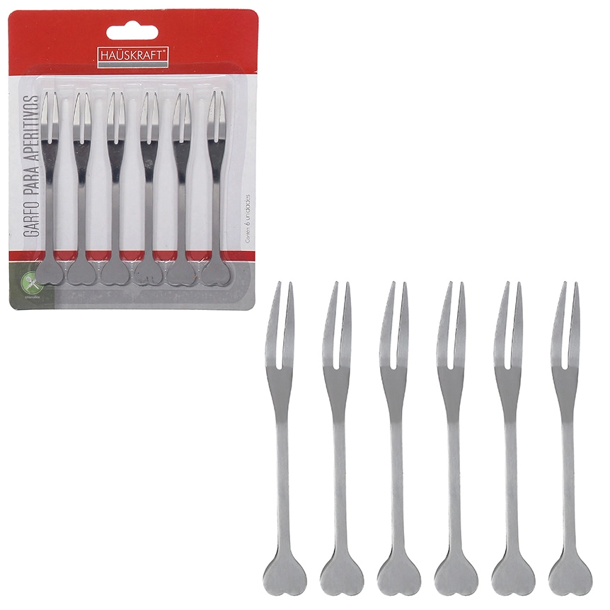 Conj Hauskraft Garfos Aperitivos 10cm 6pcs Un