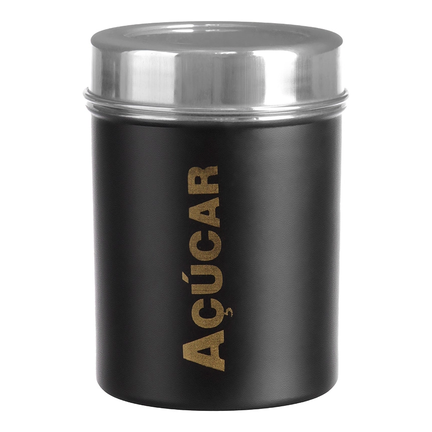 Pote Acucar Viena 12_4cm Preto
