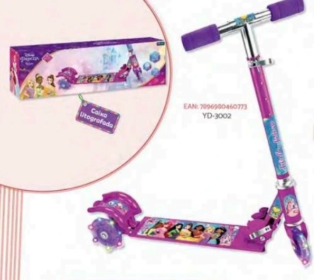 Patinete Etilux 3 Rodas Princesa Yd 3002