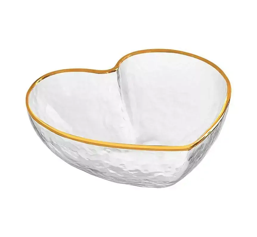 Centro De Mesa Coração Gold 15 cm Hauskraft