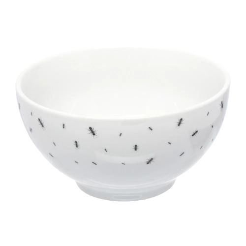 Bowl Hauskraft Porcelana Formiguinha Branco 440ml Um