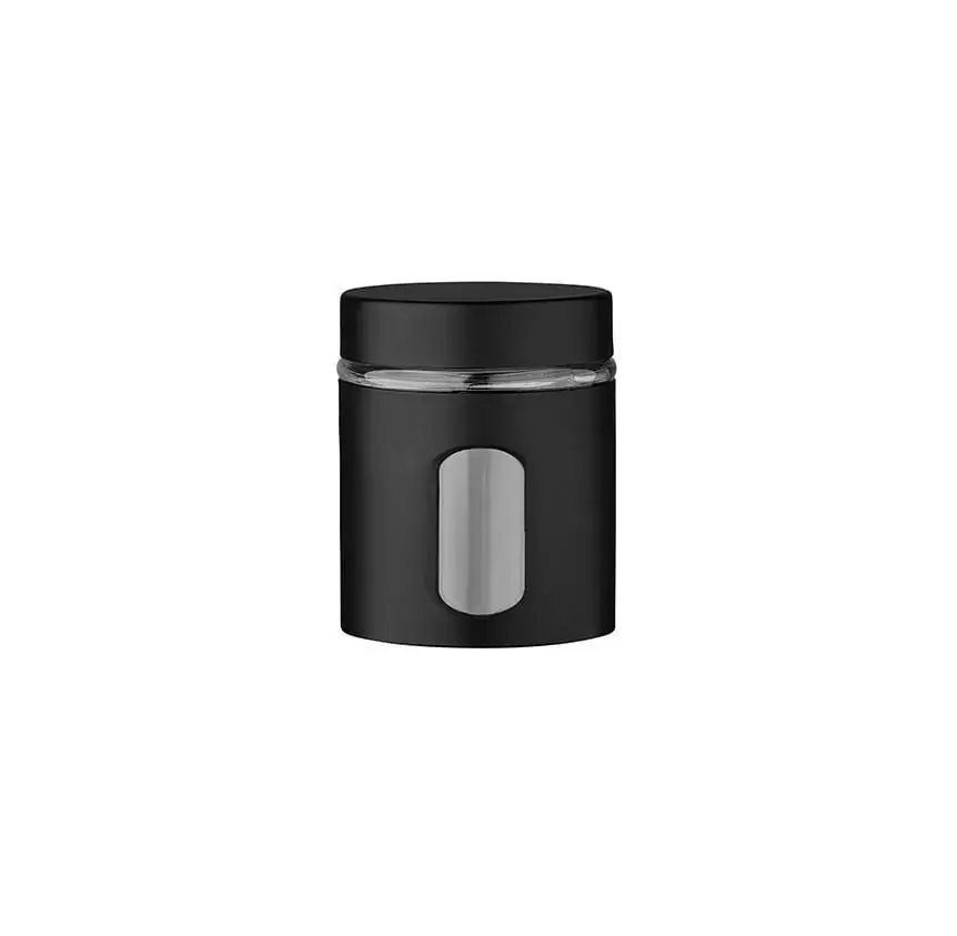 Pote Hermético C/ Visor 600Ml Preto Hauskraft