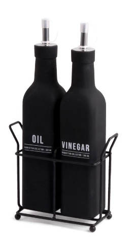 Galheteiro Hauskraft Manhat Pt 300ml 2pc Un