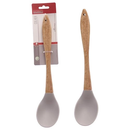 Colher Hauskraft Silicone Cb Cinza 31cm