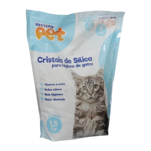 Areia Higienica Crista Silica 1.5kg Sl 15 Etilux