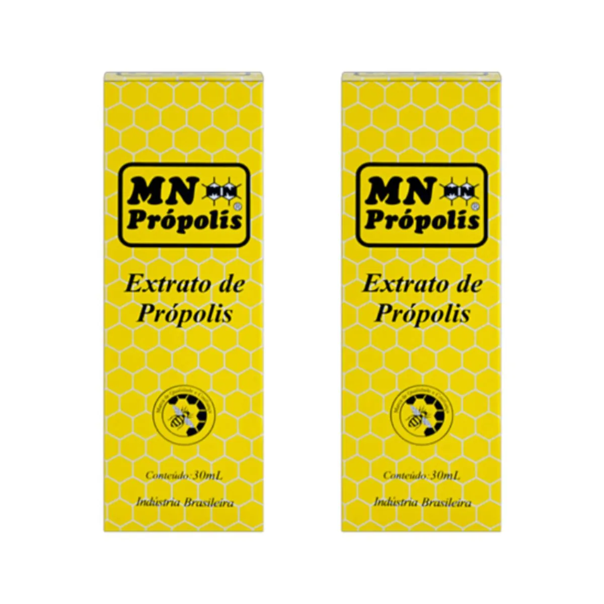 Kit 2X: Extrato de Própolis Amarelo MN Food 30ml