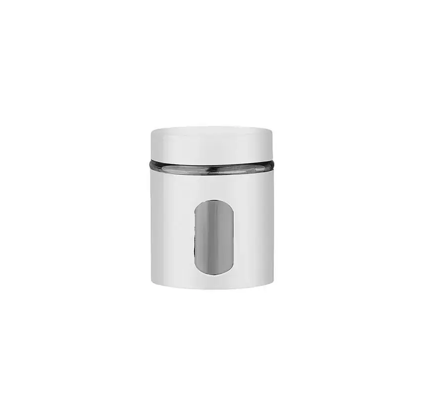 Pote Hermético C/ Visor 600Ml Branco Hauskraft