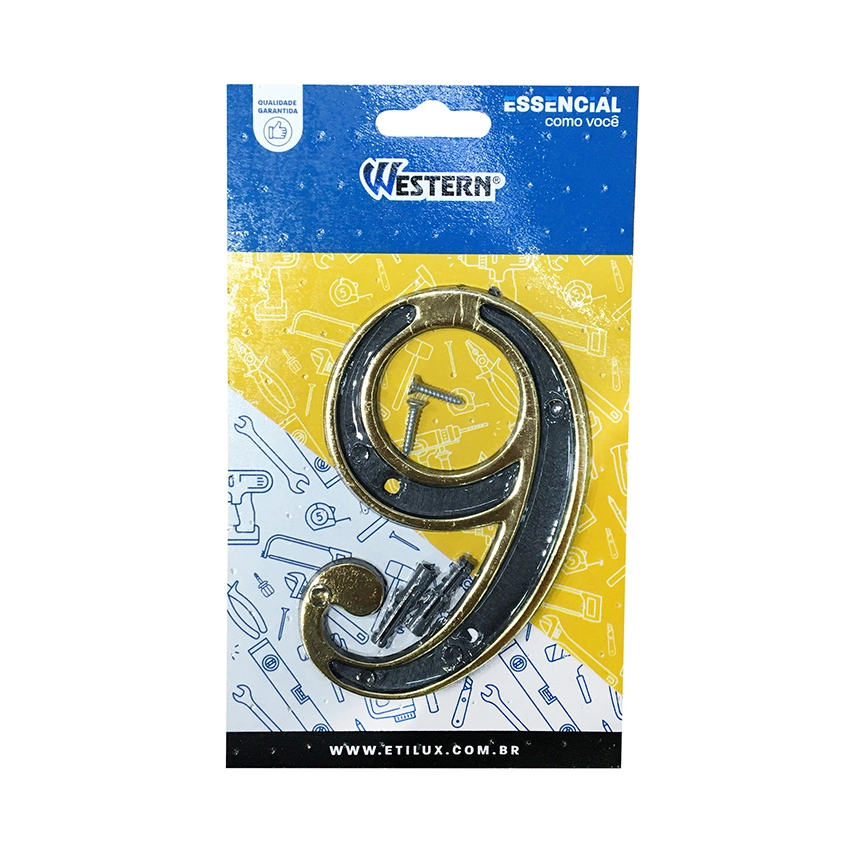 Numero 9 C/parafuso E Bucha Western Etilu