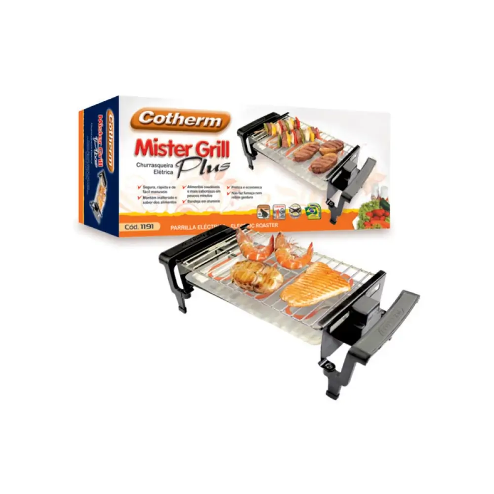 CHURRASQUEIRA ELÉTRICA MISTER GRILL PLUS COTHERM 110 VOLTS