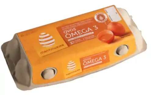 Ovos Mantiqueira C/10un Omega Vermelho Transp