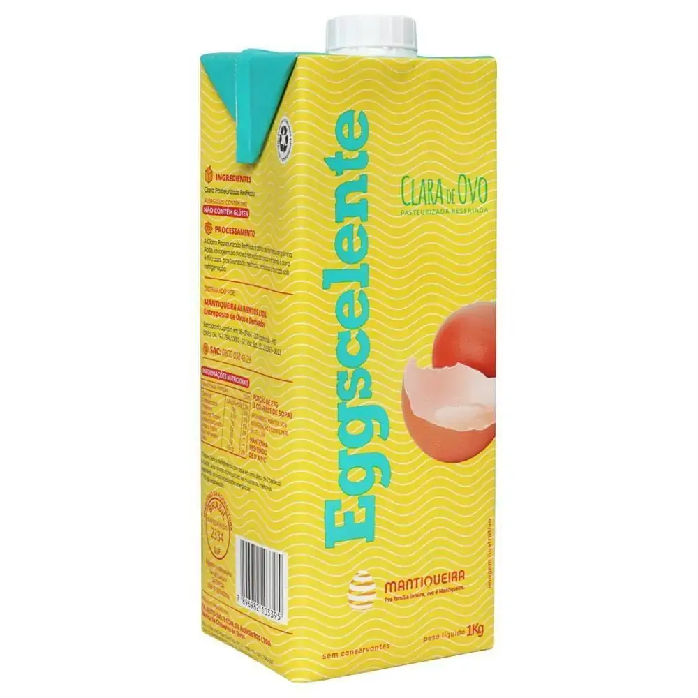 Claras Liquidas Pasteurizadas Resfriadas Eggscelente 12kg