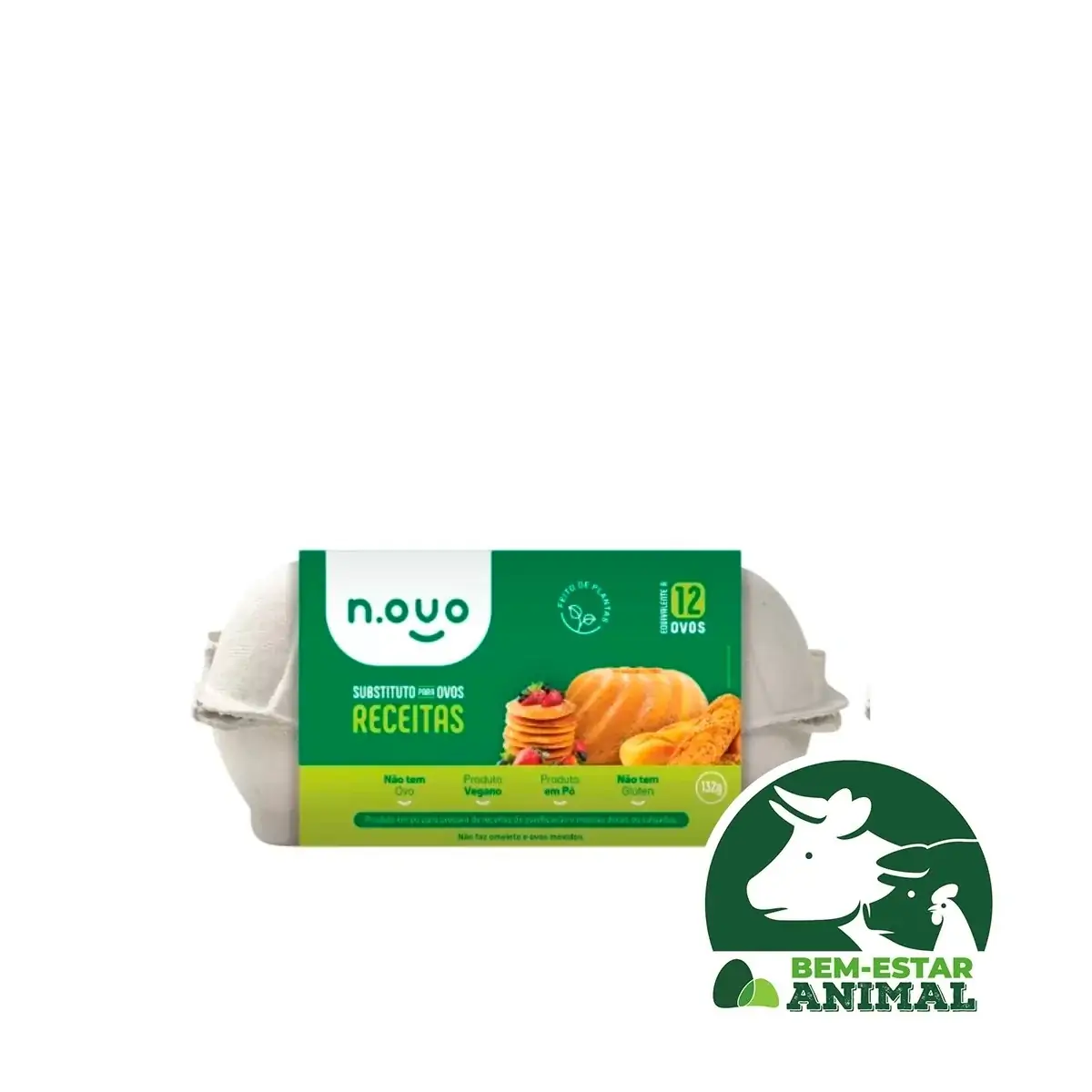 Novo Ovo Substituto para o Ovo 132g