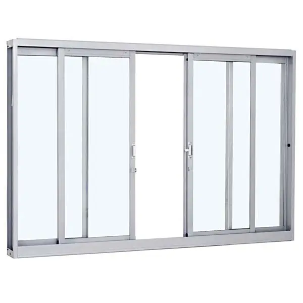 Janela de Aço de Correr 4 Folhas 120x150cm Prátika Sasazaki Branca