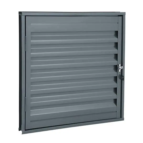 Porta Alçapão Veneziana de Giro Metal Aço 0,80x0,60m Sasazaki