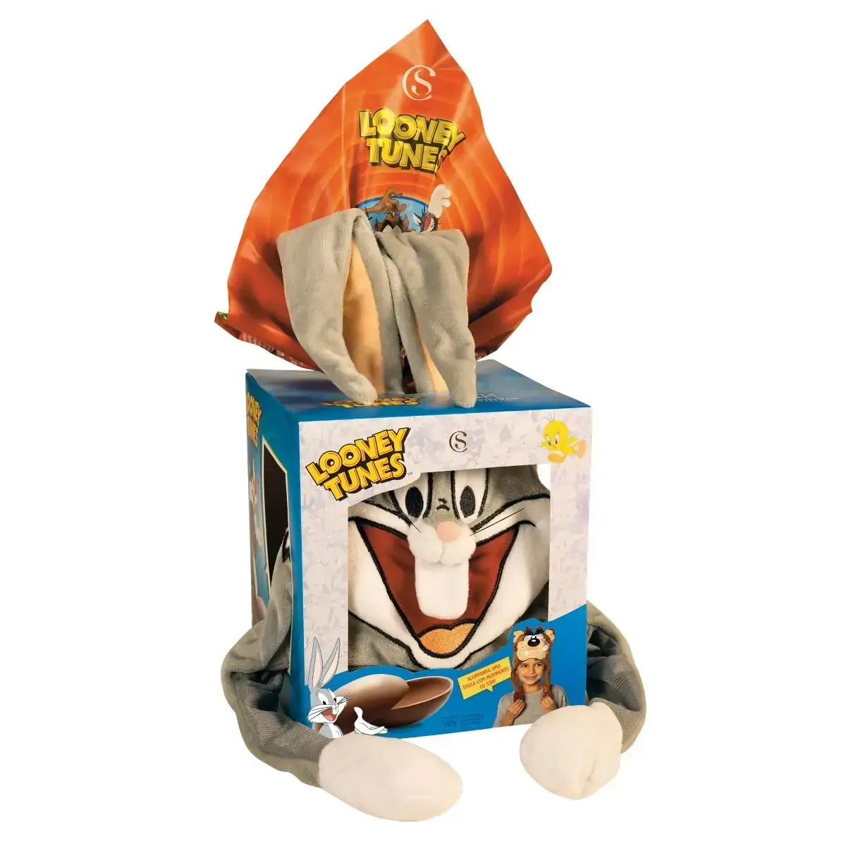 Ovo de Páscoa Looney Tunes Cacau Show 160g