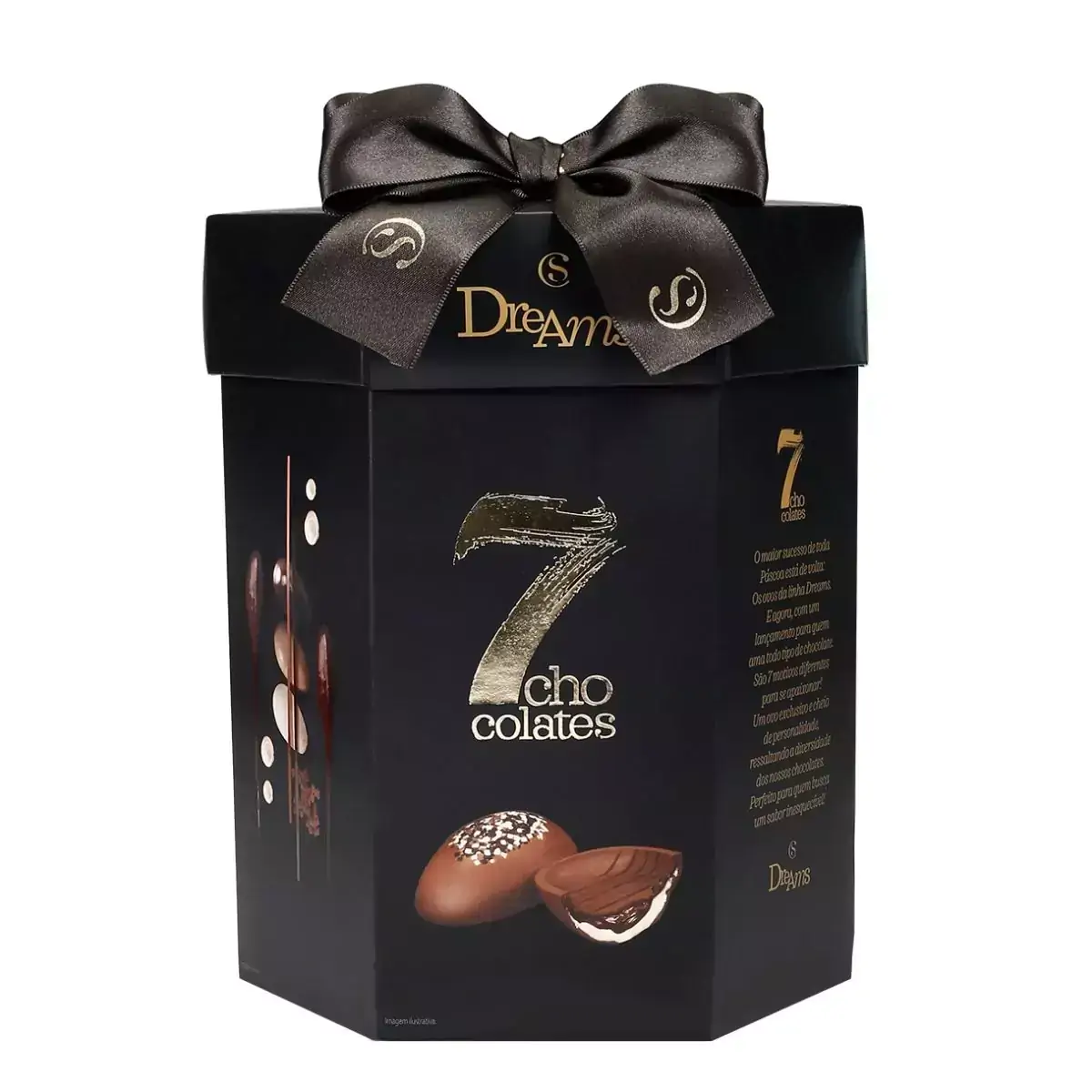 Ovo de Páscoa Dreams 7 Chocolates Cacau Show 400g