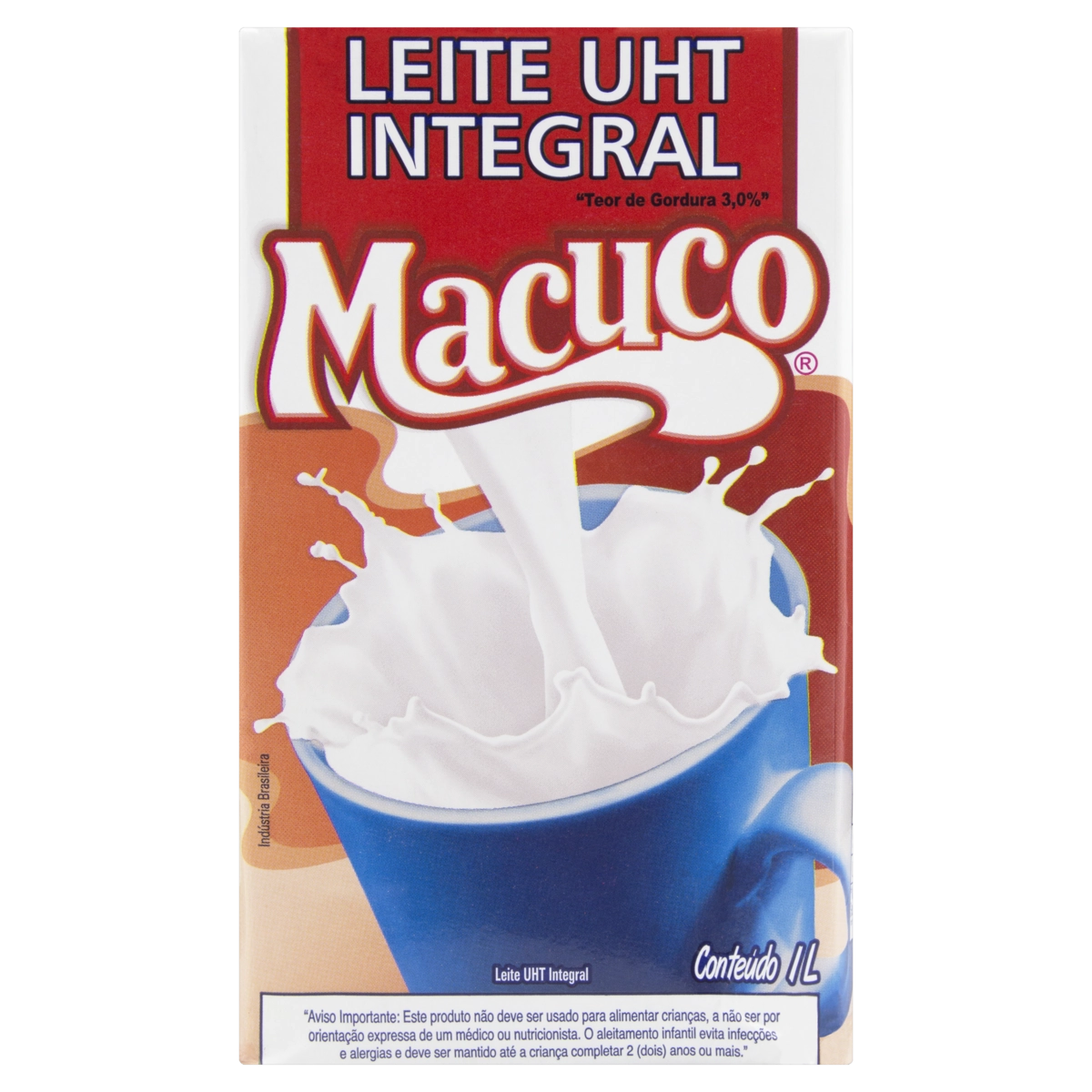 Leite Uht Integral Macuco Caixa 1l
