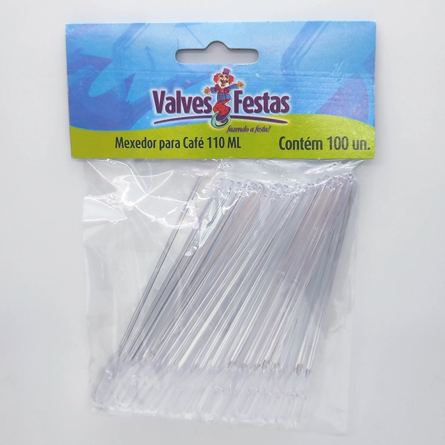 Mexedor Para Café Valves Festas 110mlx100u