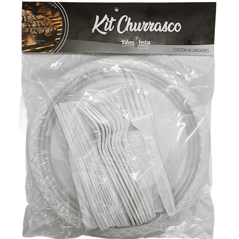 Kit Churrasco Valves Branco