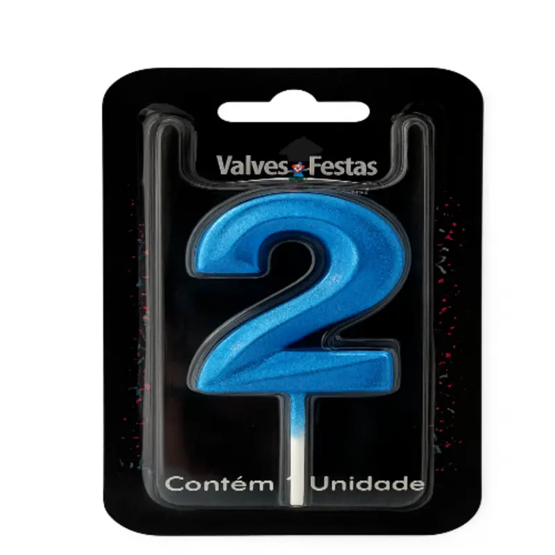 Vela Valves Metalizada Azul N2