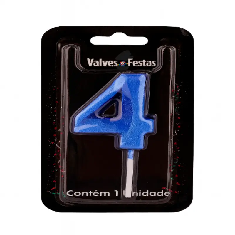 Vela Valves Metalizada Azul N4