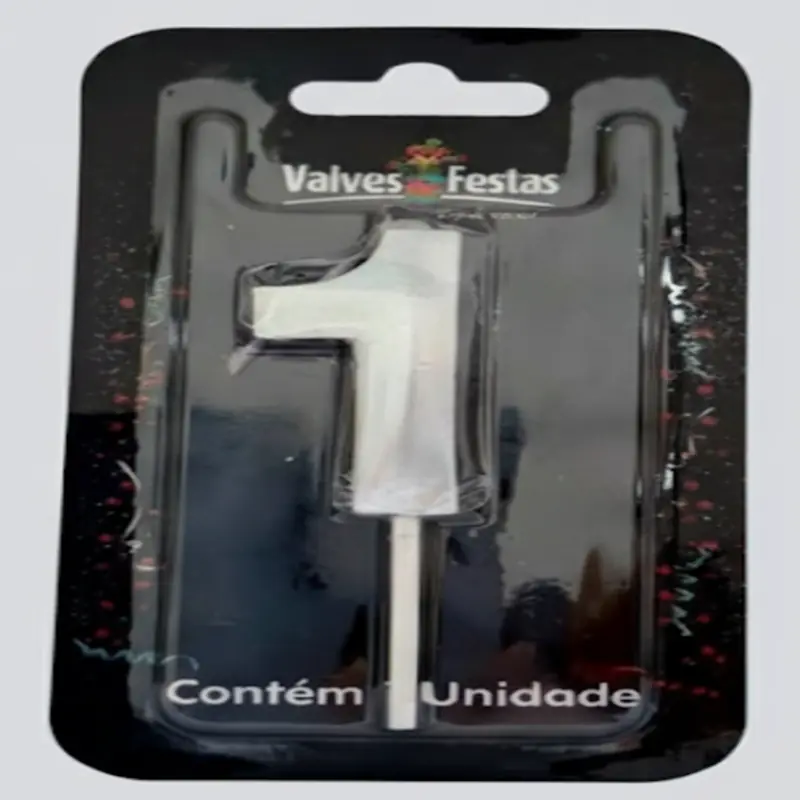 Vela Valves Mini 3d Metalizada Perola N.1