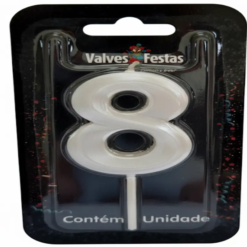 Vela Valves Mini 3d Metalizada Perola N.8