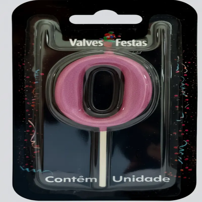 Vela Valves Metalizada Rosa N0