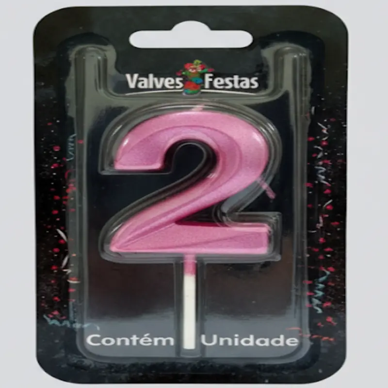 Vela Valves Metalizada Rosa N2