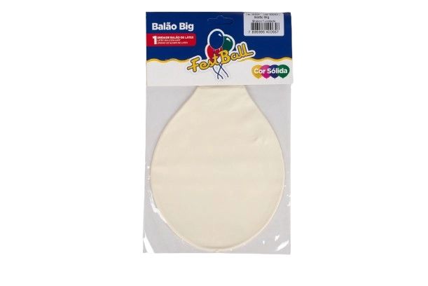 Balao Big Liso Festball C/1 Bco