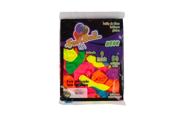 Balao Neon Sortido 9 Festball