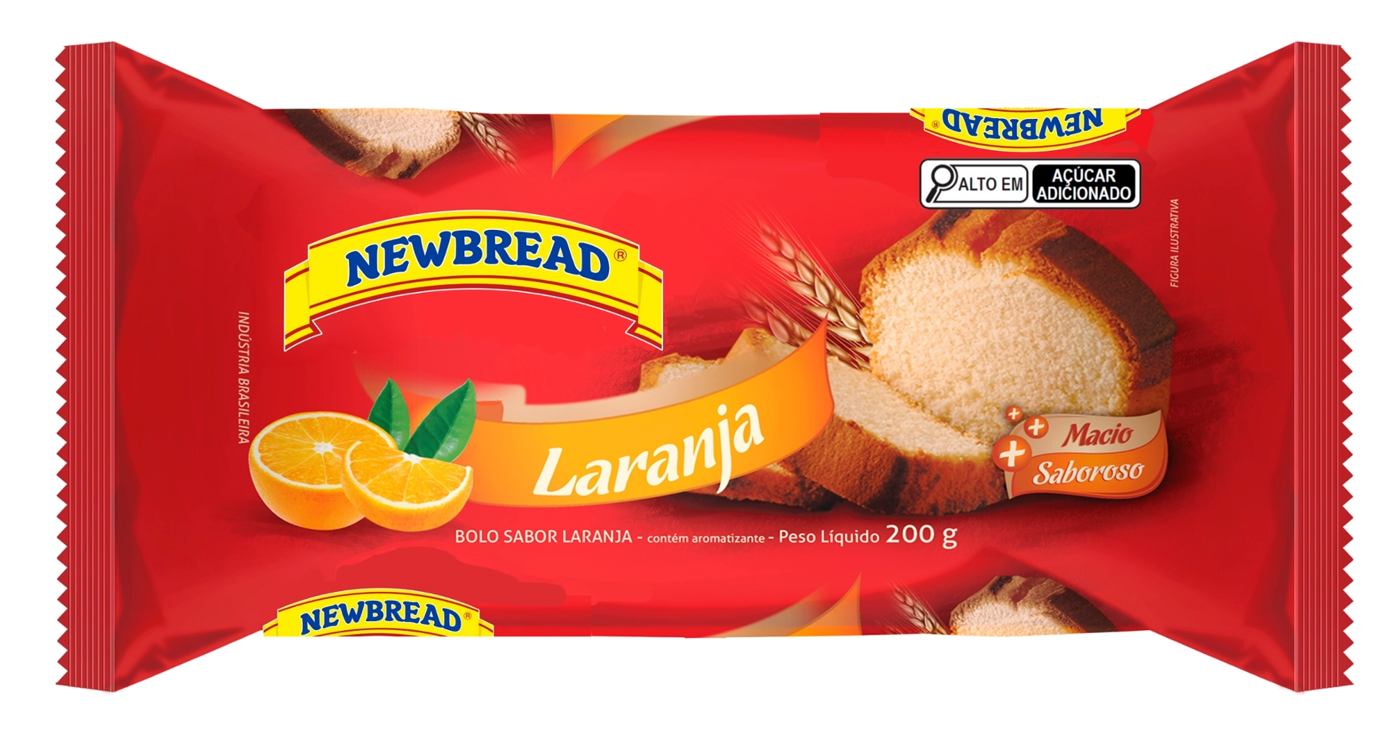 Bolo Newbrewad Laranja