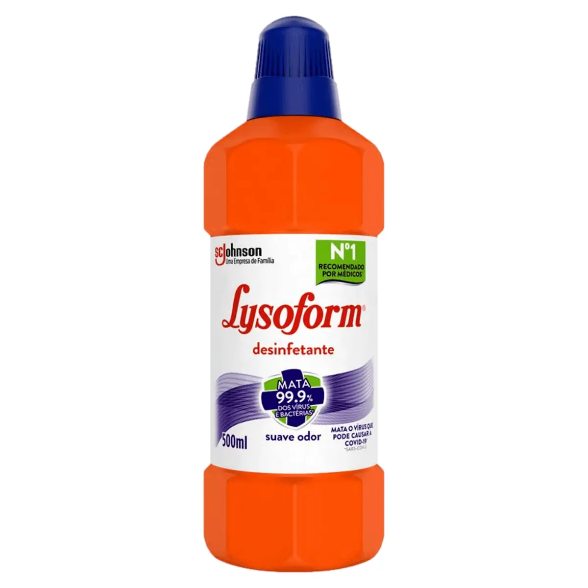Desinfetante LYSOFORM Bruto Suave Odor Frasco 500ml