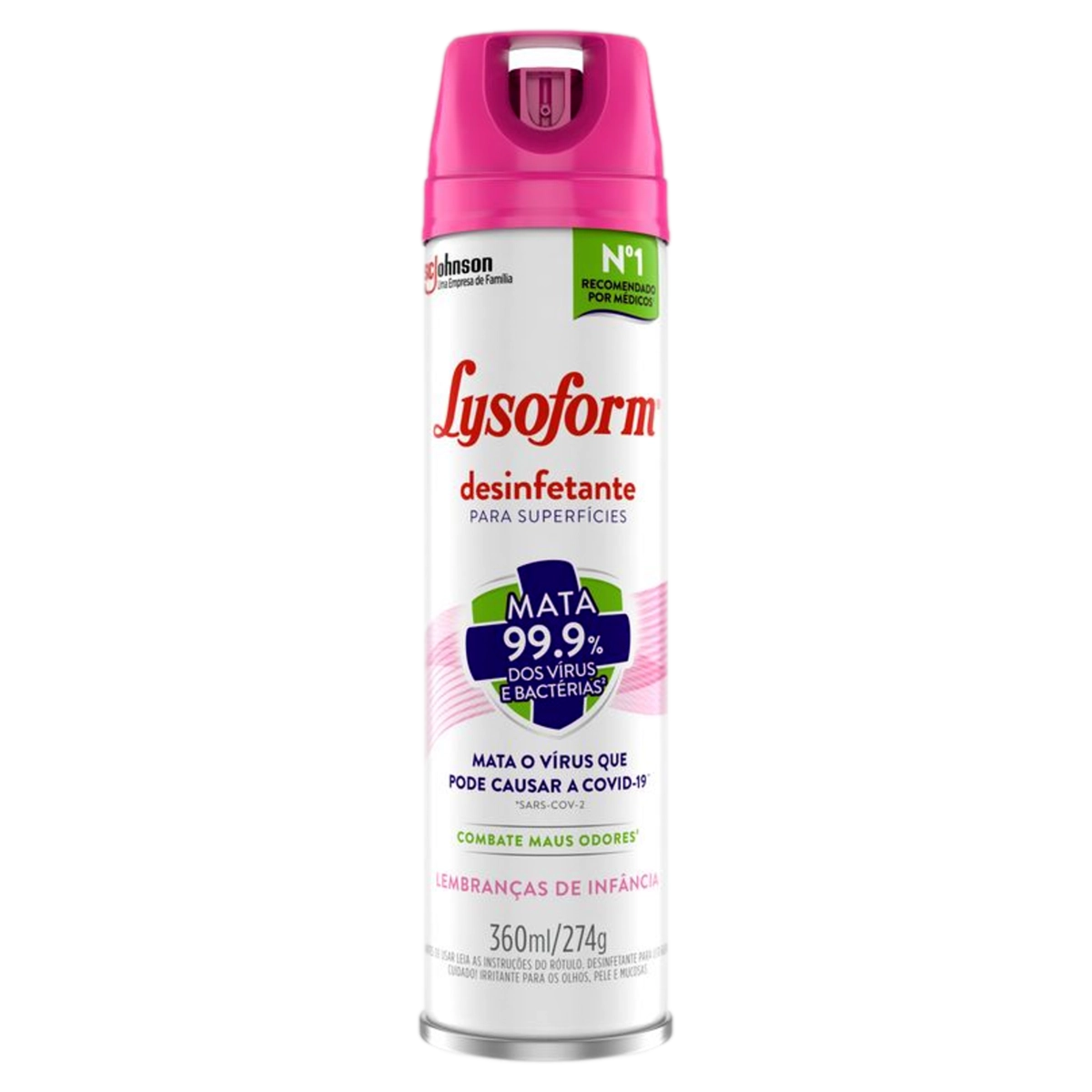Desinfetante Spray Bactericida Fresh Lysoform Frasco 300ml
