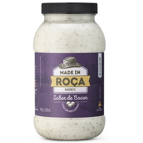 Maionese Made In Roca 480g Bacon Pote