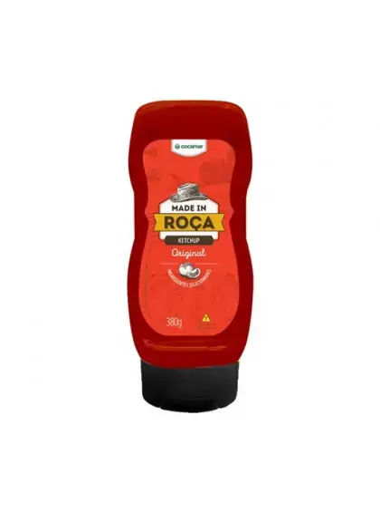 Ketchup Made In Roca 380g Top Down