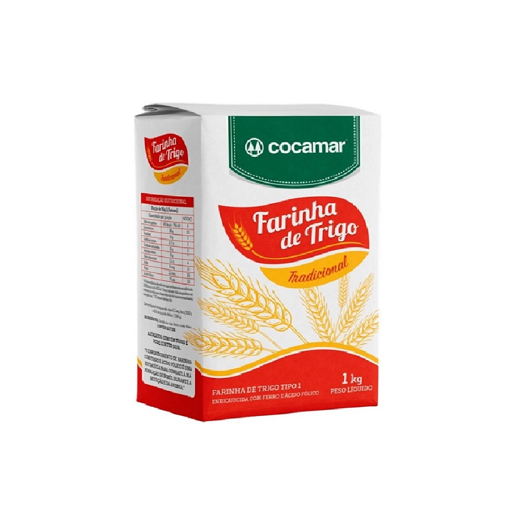 Farinha Trigo Cocamar 1kg Pct