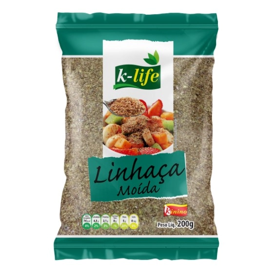 Farinha Linhaça Marrom 200g Kinino Geral