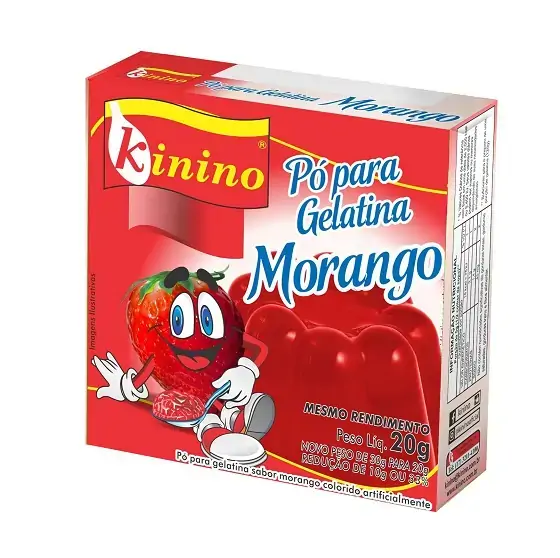 Gelatina Kinino Morango 30g