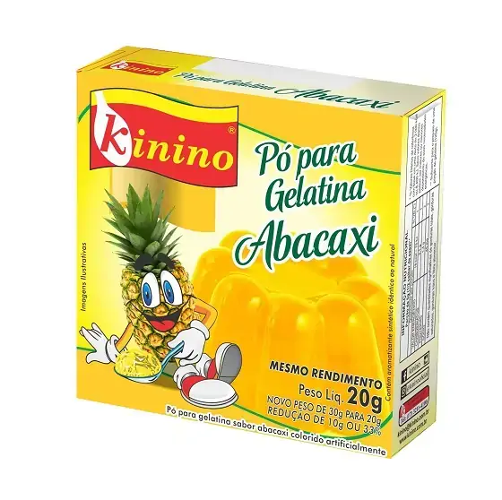 Prep Gelatina Kinino Abacaxi 30g