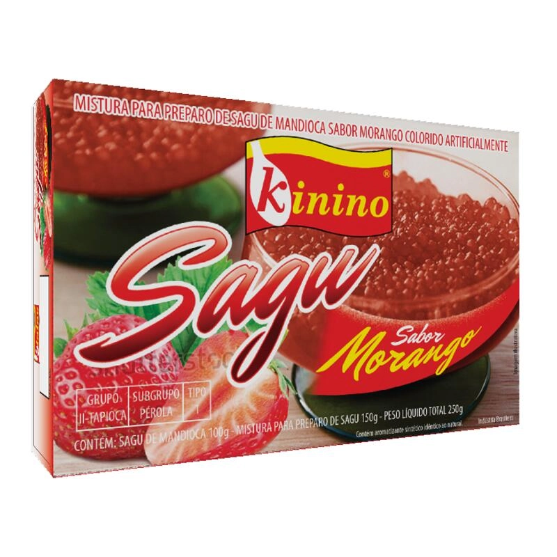 Sagu Morango Kinino 250grs