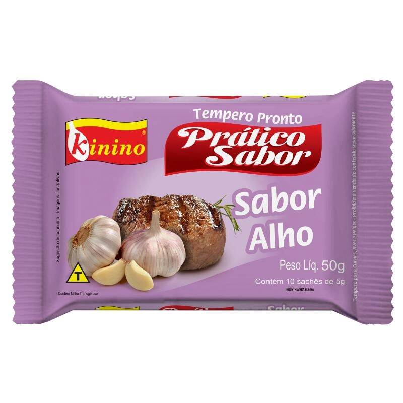 Tempero Kinino 50g Alho 741