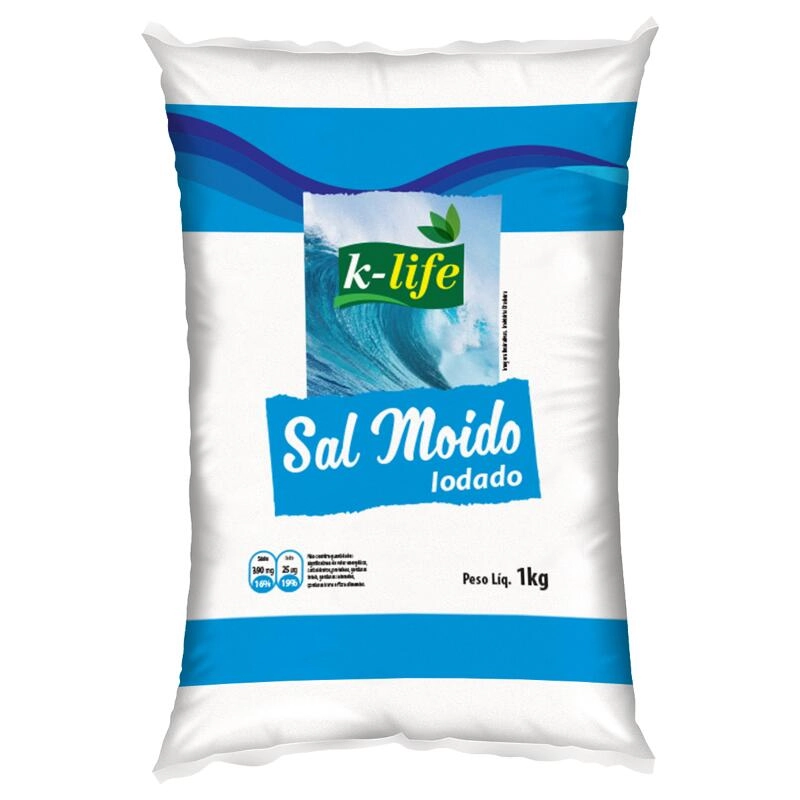 Sal Iodado Kinino 1kg Moido