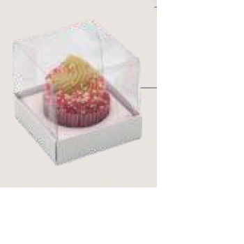 Caixa Cupcakes 8,5x8,5 Branca