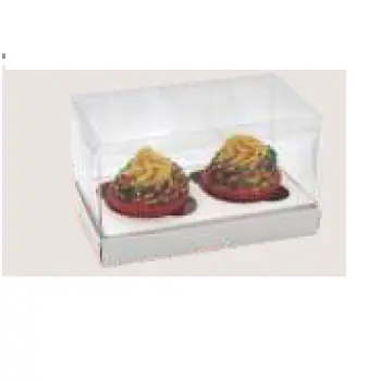 Caixa Cupcakes C/tampa 2 Branca
